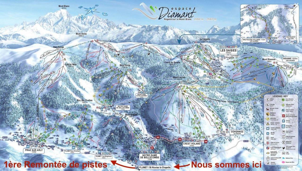 La Taniere De Sven - Vue Montagne Lägenhet Saint-Nicolas-la-Chapelle  Exteriör bild